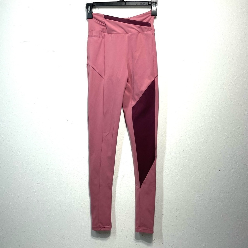 Gymshark Asymmetrical Leggings Dusky Pink XS I51